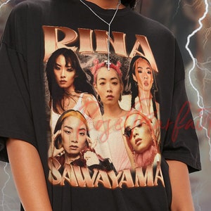 RINA SAWAYAMA Retro T-shirt - Rina Sawayama Tee, Rina Sawayama Long Sleeve Shirt, Rina Sawayama Fans Tee, Rina Sawayama Kids Tee