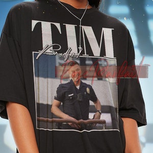 TIM BRADFORD Retro T-shirt - Tim Bradford Bootleg Tees, Tim Bradford Long Sleeve Shirt, Tim Bradford Homage Shirt, Eric Winter Fans Gift