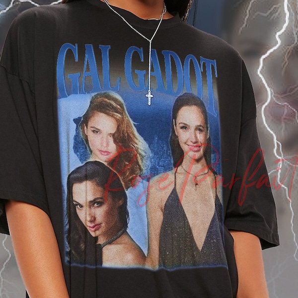 GAL GADOT Retro T-shirt - Gal Gadot Tee, Gal Gadot Long Sleeve Shirt, Gal Gadot Fans Tee, Gal Gadot Kids Tee, Gisele Yashar, Diana Prince