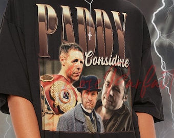 PADDY CONSIDINE Homage Tees - Paddy Considine Vintage Shirt, Paddy Considine Fans Gifts, Actor Paddy Considine Tribute, Longsleeve Shirt