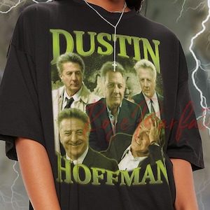 DUSTIN HOFFMAN Tribute Retro T-shirt - Dustin Hoffman Tee, Hoffman Long Sleeve Shirt, Hoffman Fans Tee, Hoffman Kids Tee Dustin Lee Hoffman