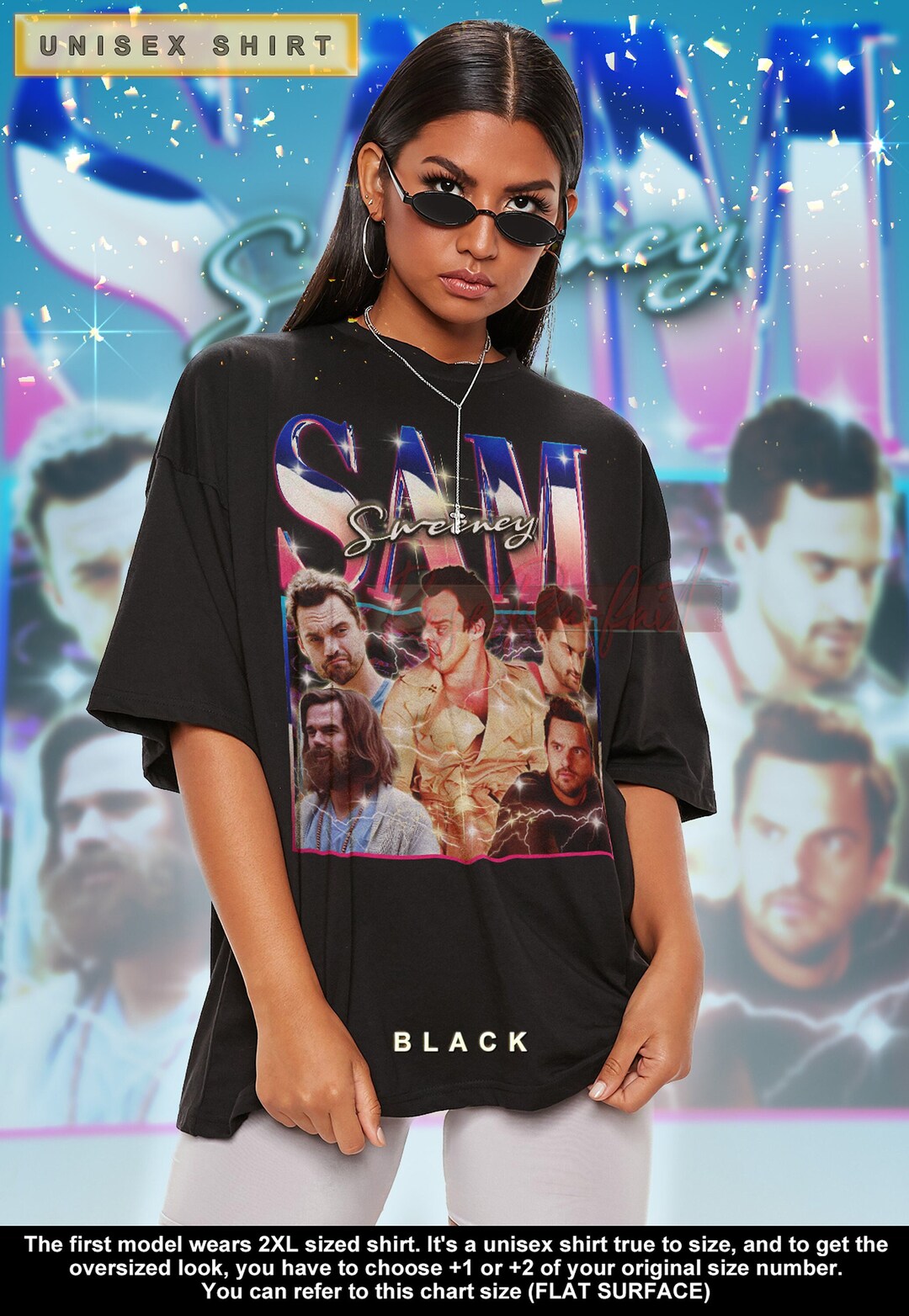 Have A Nice Day - 90's Classic Logo  Sam The Man  front and back print Longsleeve T shirt