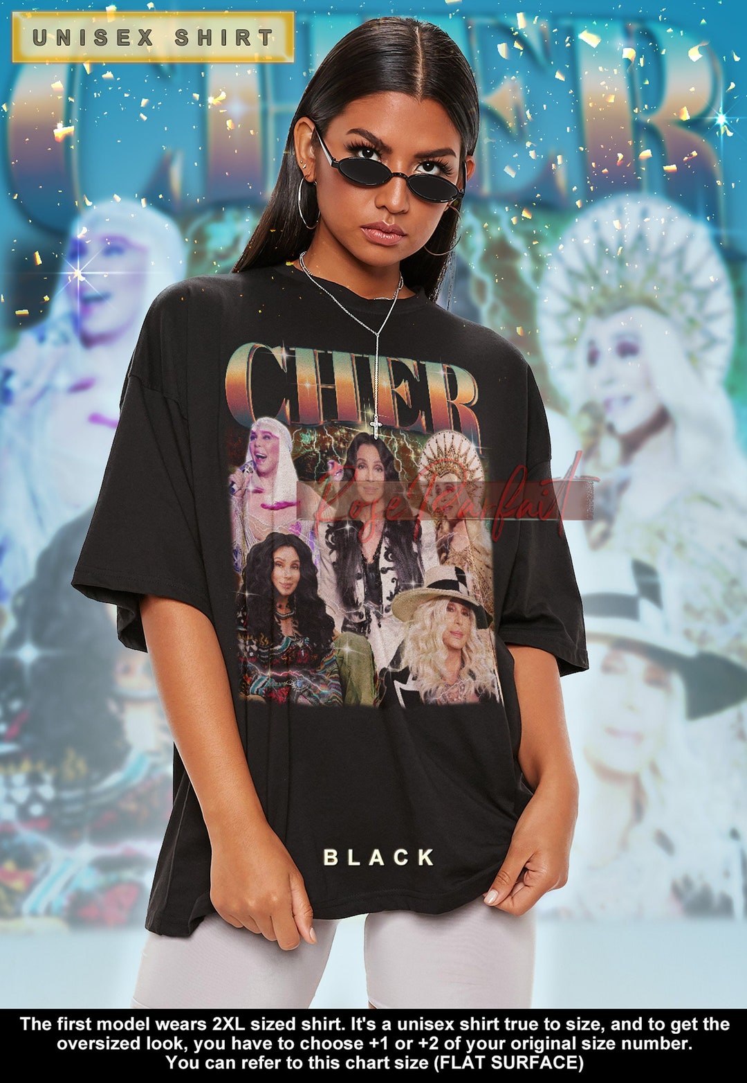 CHER Retro T-shirt Cher Bootleg Tees, Cher Long Sleeve Shirt, Cher ...