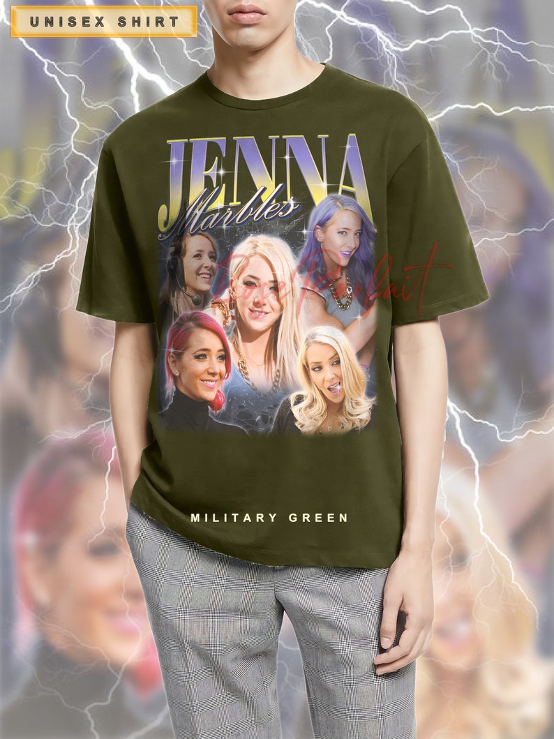 JENNA Marbles Retro T-Shirt Jenna Marbles Hommage T-Shirts, Jenna Marbles Vintage Tshirt, Jenna Marbles 90er T-Shirt, Jenna Marbles Shirt Bild 3