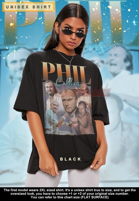 PHIL COLLINS 90 s T shirt Phil Collins Bootleg Tees Phil Collins Fans Gift Phil Collins Vintage Retro Shirt Phil Collins Fans Kids Tee Etsy Ireland