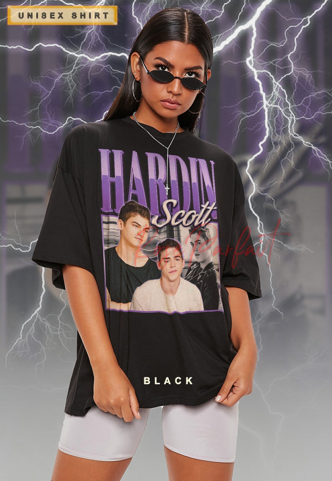 HARDIN SCOTT Retro T-shirt Hardin Scott Fan Club Shirt, Hardin Scott Vintage, Hardin Scott 