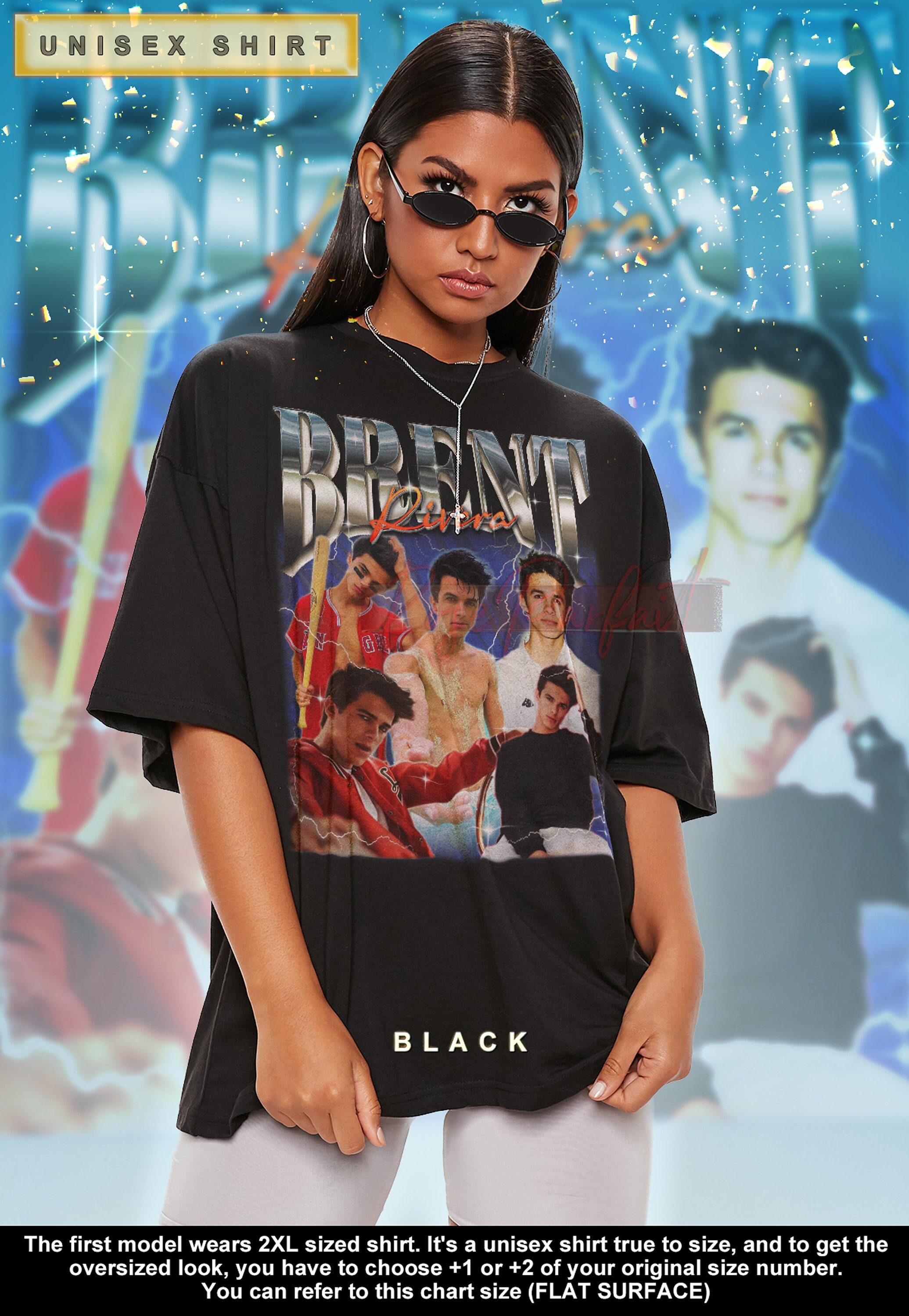 BRENT RIVERA T-shirt - Brent Rivera Fans Shirt, Brent Rivera Vintage Tees, Brent Rivera Retro Shirt, Brent Rivera Long Sleeve, Brent bootleg