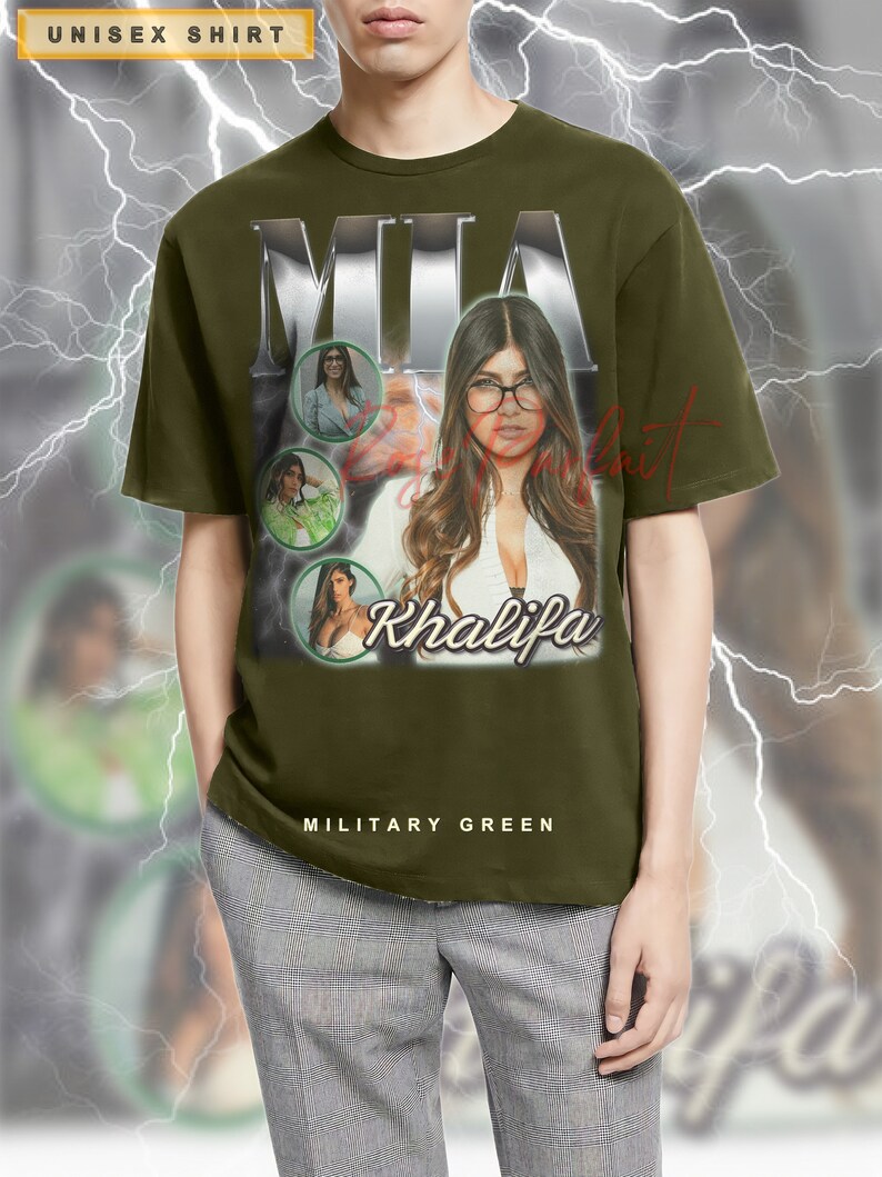 MIA KHALIFA Retro T-shirt Mia Khalifa Tee Mia Khalifa Long - Etsy