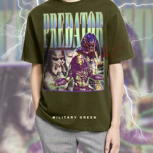 PREDATOR Movie T-shirt Arnold Schwarzenegger Tribute, Arnold ...