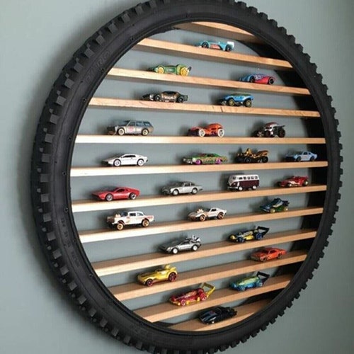 Wheel Wall Shelf and Kids Room Shelf Toy Car Wall Shelf Etsy