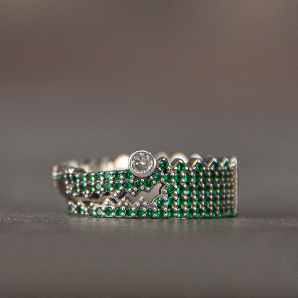 Sterling zilveren alligator ring, verstelbare opening grootte ring, dierlijke sieraden, dierenliefhebbers, ringen voor mannen, cadeau sieraden ideeën, cadeau voor haar