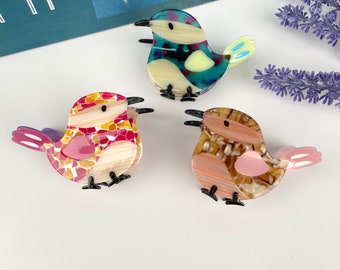 Acetate Bird Hair Claw Clip: Animal Hair Accessory