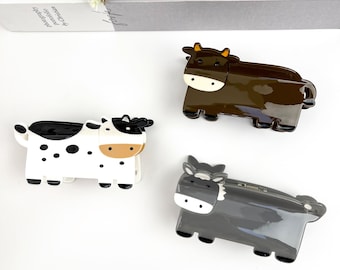 Pinza para el pelo de burro y vaca, accesorio de acetato para el pelo de animales, regalo para niños.