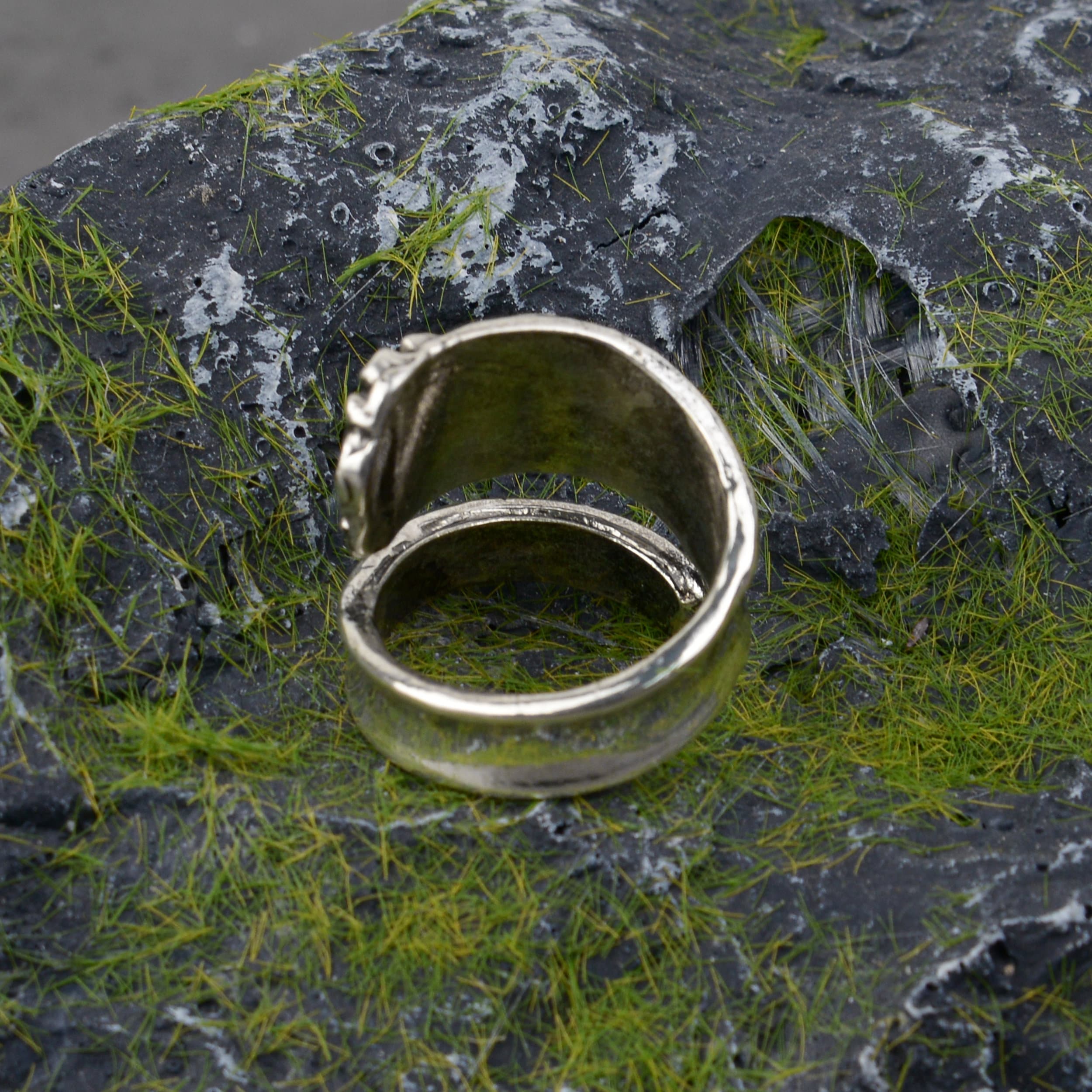 Anello Bohémien Riempito D'oro Con Charms Di Conchiglia - Foto 4