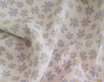 Premium Quality Cotton Fabric by the Yard Embroidery Muslin Crinkly, Cotton Fabric, Organic Muslin Fabric, Baby Cotton Muslin