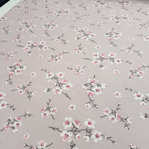 Tessuto in tela di mandorlo in fiore, tessuto per tappezzeria tessile per la casa, idrorepellente, tessuto per esterni, mobili, tende, sedie, divani, cuscini