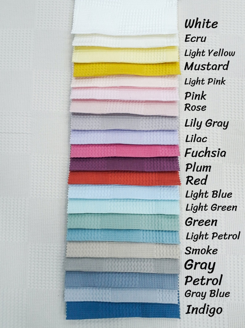 Premium Quality, 100 Cotton Waffle Fabric, Extra Wide Fabric, Oekotex