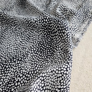 Polka-dot Cotton Fabric, Viscose Fabric, Fabric By the Yard, Fabric for Clothing, Dress, Kimono, Shirt, Pant, Overall