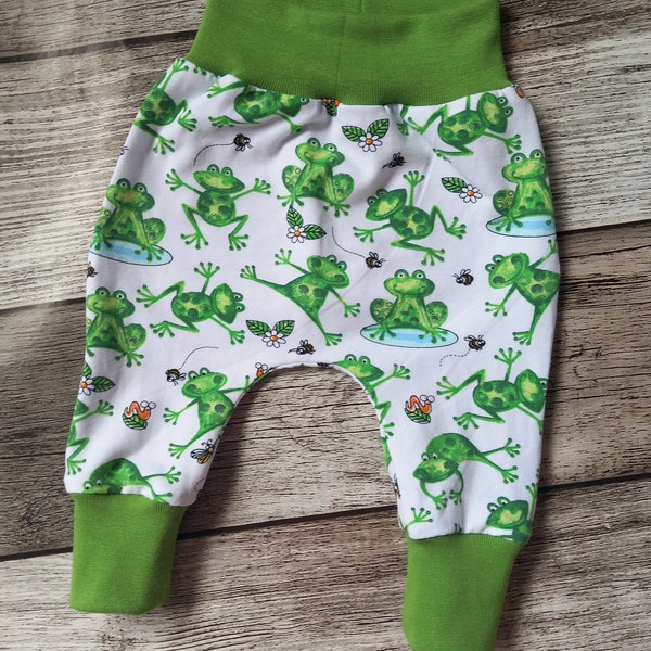 Baggy Pants Hose Baby Kleinkind 56 62 68 74 80 86 92 98 104 110 116 122 Frosch Frösche