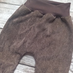 Baggy Pants Pumphose Cordhose Junge Mädchen 56 62 68 74 80 86 92 98 104 110 116 122 Braun