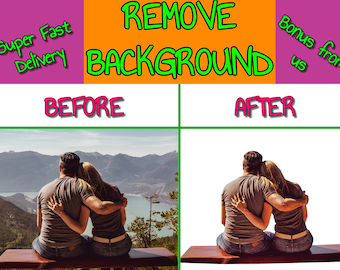 Remove Background from Photo, Background Removal, Transparent Background, White Background, Change Product Background, PNG Transparent