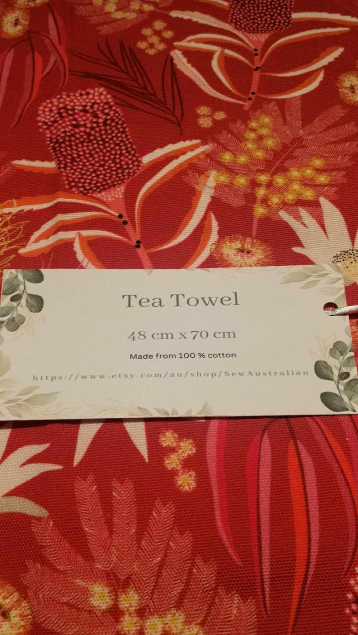 Australian Design Tea Towel. 100% Cotton. Great Large Size - Etsy Australia