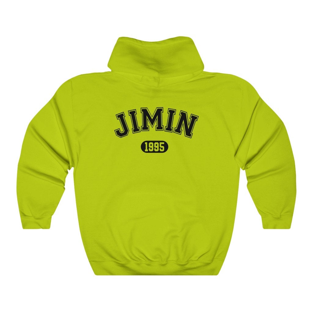Yellow bts hoodie Clearance