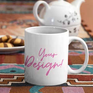 Personalized Name Mug for Men and Women - Custom Name Coffee Mug - Name Coffee Cup- Personalized Gift for Her - Mug With Name and Photo