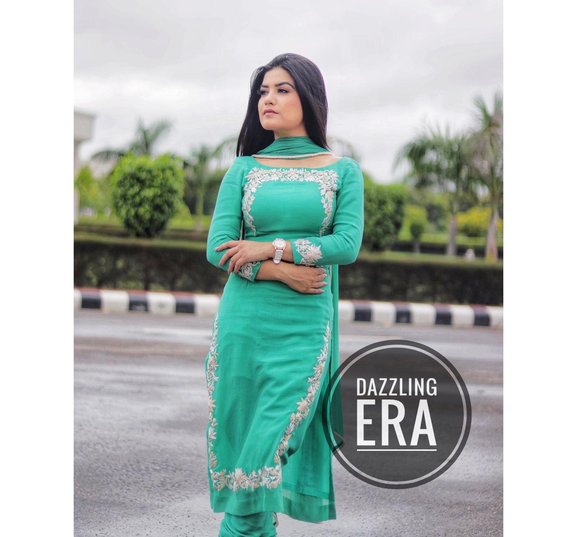 Mint green deals punjabi suit