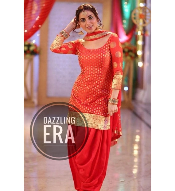 Shuddhi Vermillion Red Patiala Pant – Okhaistore