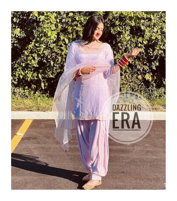 New Designer Light Pink Color Sahara Suit With Dupatta at Price