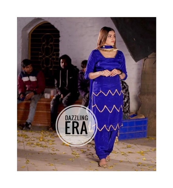 Latest lace design shop on punjabi suit