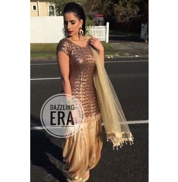 Amazon.com: Delightful Velvet Ready To Wear Punjabi Patiala Suits Wedding  Wear Designer Shalwar Kameez Dress : Clothing, Shoes & Jewelry