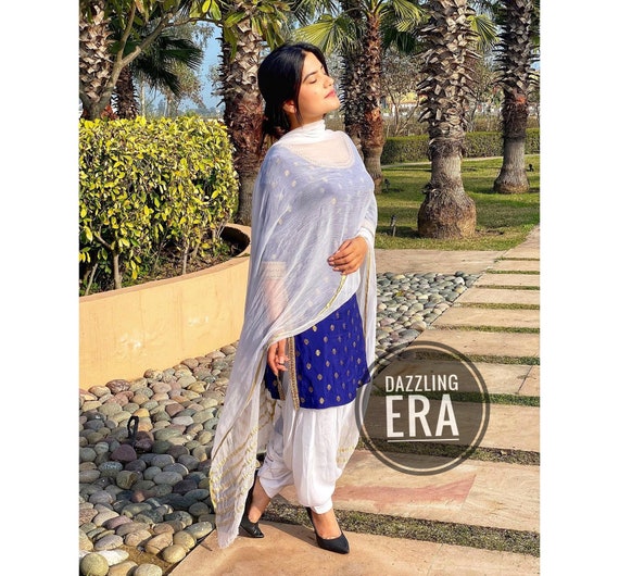White salwar cheap top designs