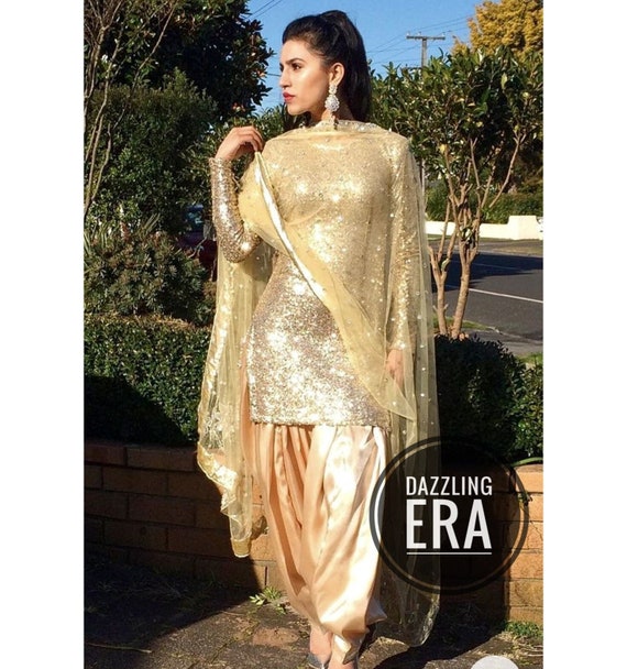 Buy Online Gold Suit By Ayaan Vipul For Wedding Seasons By Fashion Bazar At  Best Price Range.