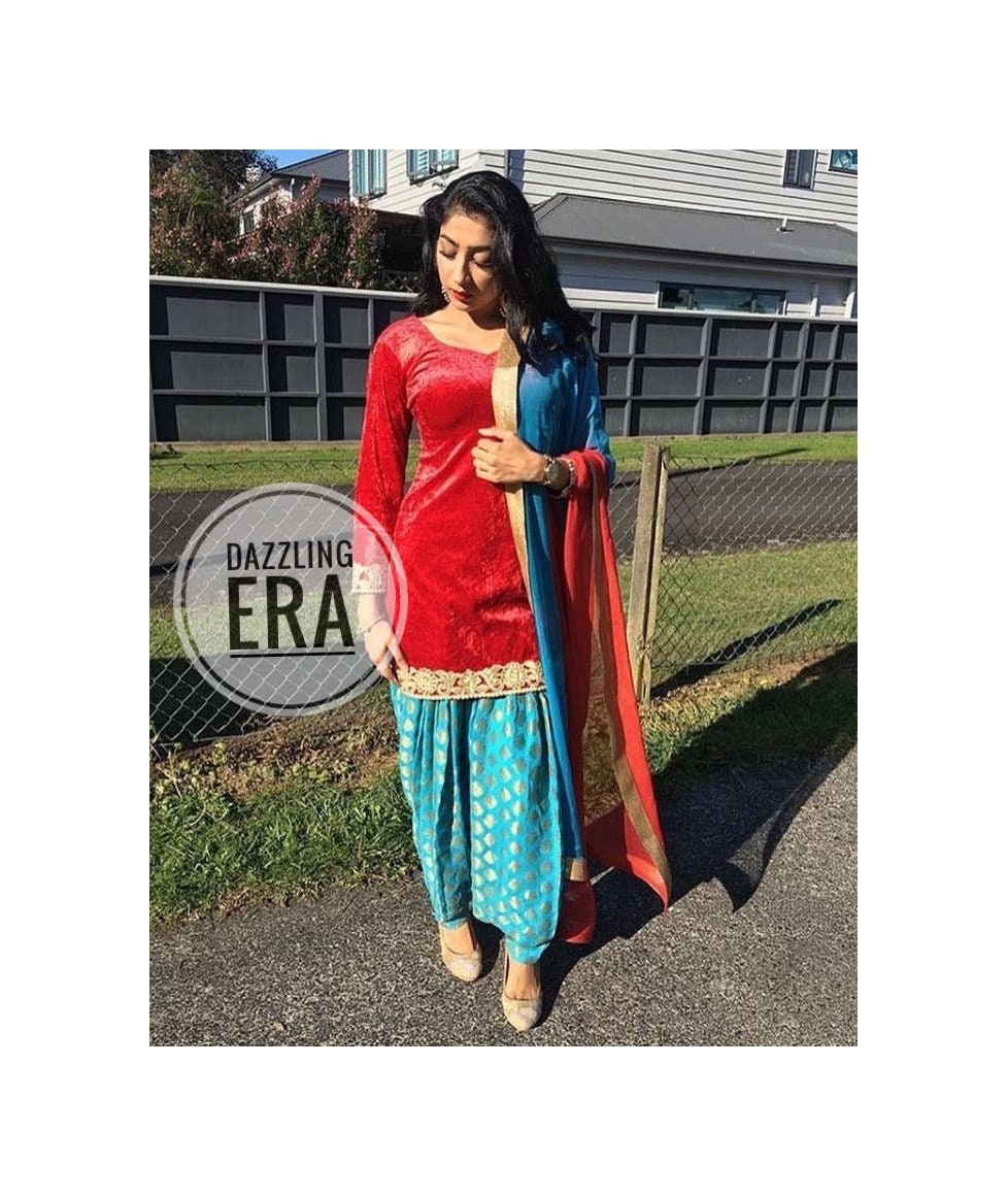 Punjabi Simple Patiala Suit Design | womenabiding.com