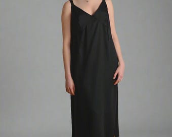 Vestido lencero de tencel / Ropa ecológica / Vestido para mujer / Sarga de tencel / Regalo para ella /