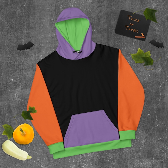 Color Block Hoodie CUSTOMIZABLE Holiday Hoodie Colorful Sweatshirt Team Sweatshirt Sports Hoodie Colorful Custom Sweatshirt Etsy