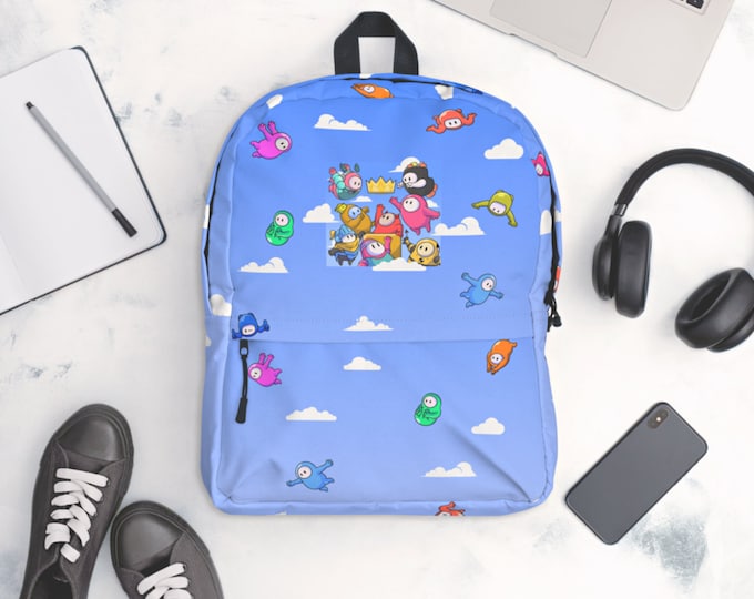 Featured listing image: Falling Guys Backpack | Fall ing Guys Gift | back-to-school | Gaming