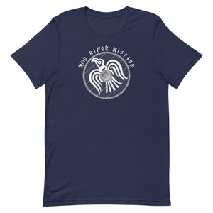 Viking Death Before Dishonor Tee, Mens Viking Shield Shirt, Womens Odin&#39;s Raven T-Shirt