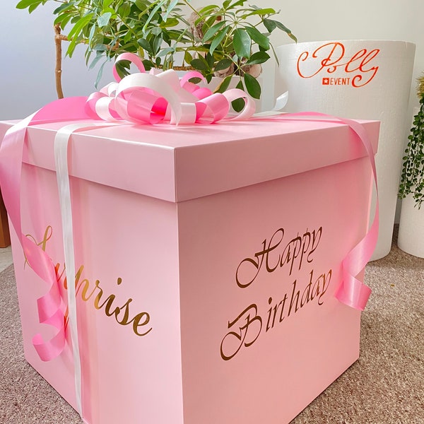 Surprise-Box, selbst befüllbar Überraschungsbox Box XXL 50*50*50 cm