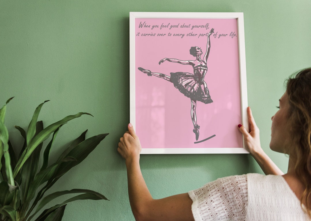 Dance Quote Motivational Dance Dance Wall Art Dance Wall Etsy