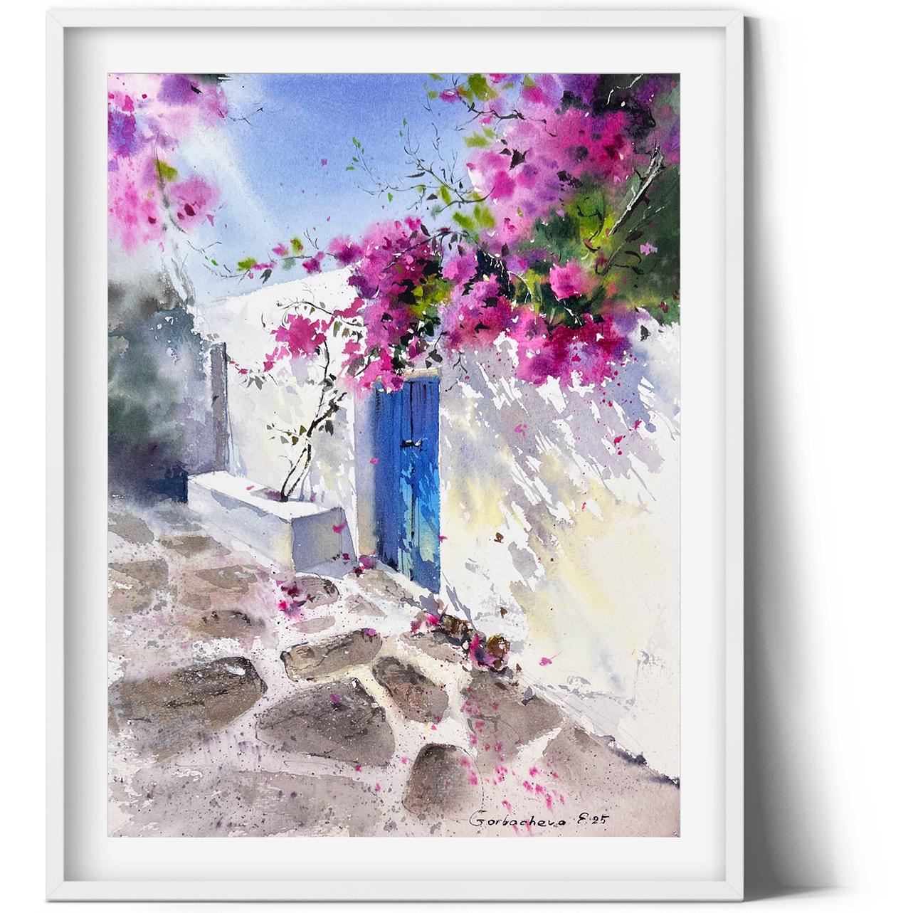 水彩画 ブーゲンビリア 2015年 F6サイズ 額装済み 水彩画 ブーゲンビリア 2015年 F6サイズ 額装済み 【公式通販】