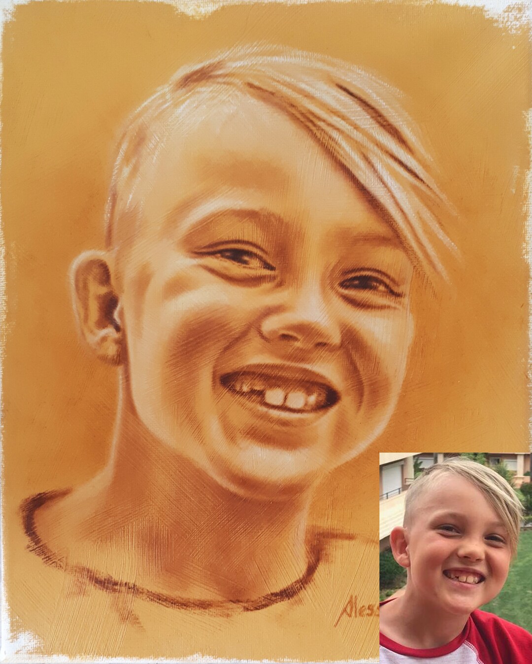 Custom Oil Painting From Photo/handmade/family Portrait Etsy