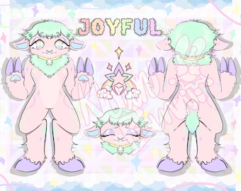 Fursona reference sheet