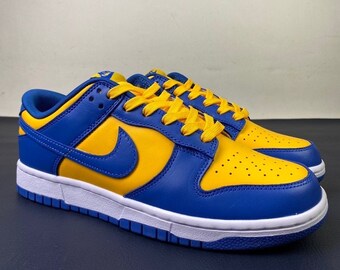 navy yellow dunks