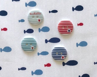 Sailor buttons