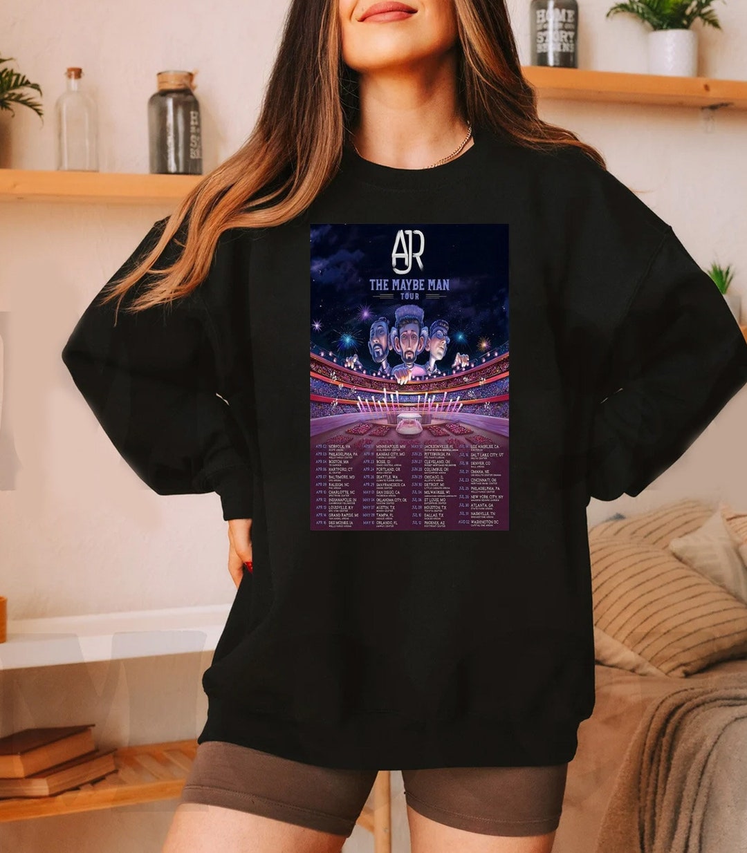AJR the Maybe Man Tour 2024 Tour Shirt AJR Band Fan Etsy UK