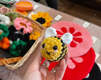 Handmade Mini Crochet Bee Plushie