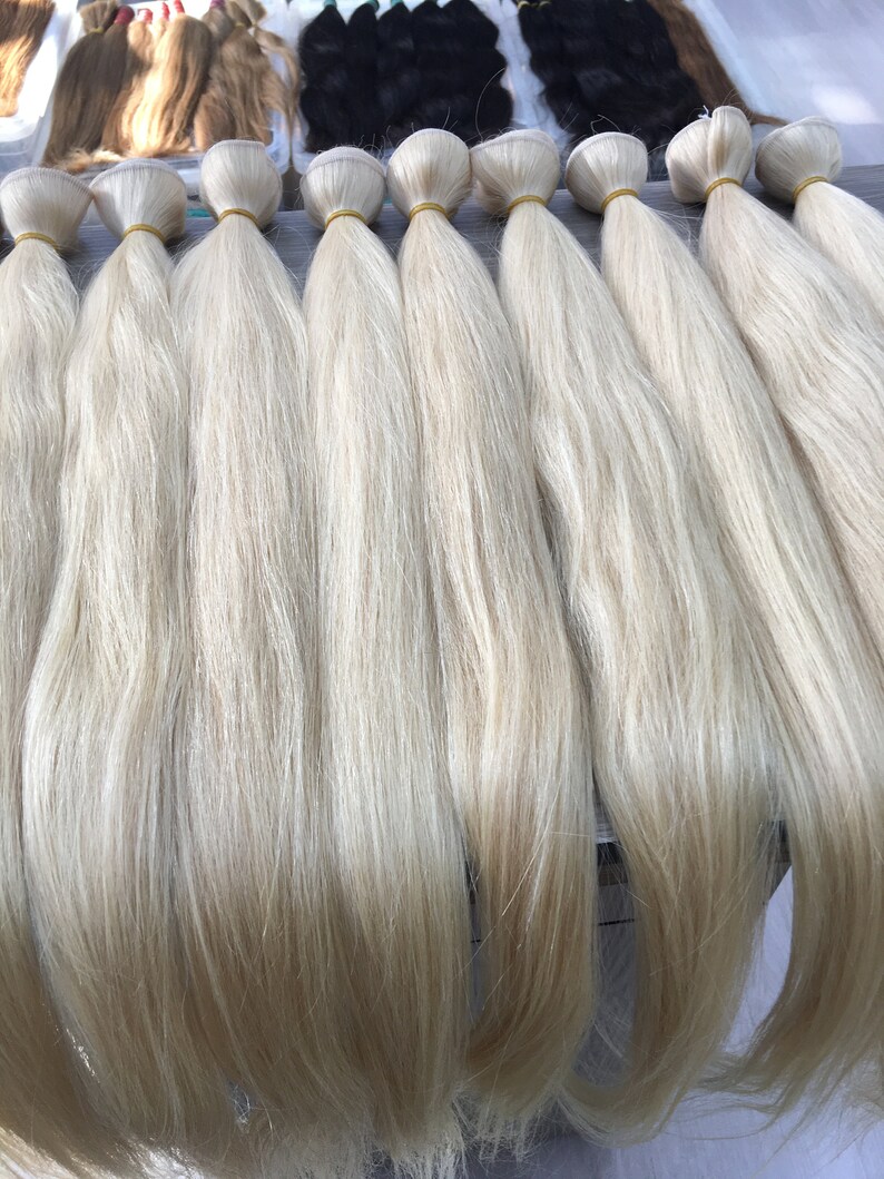 Real Human Hair India Temple Hair 70 Cm 100gr. Tress Weld Hair
